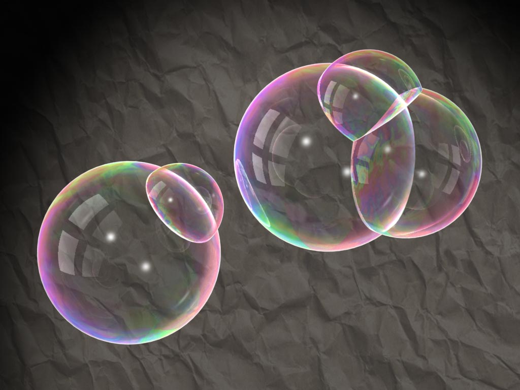 soap bubbles